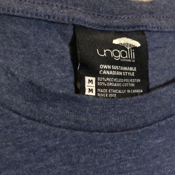 Med tee. Blue - Picture 2 of 4